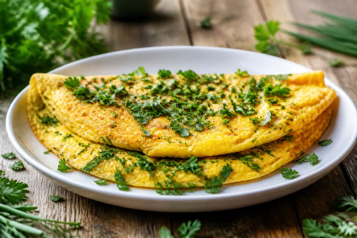 recette omelette aux fines herbes